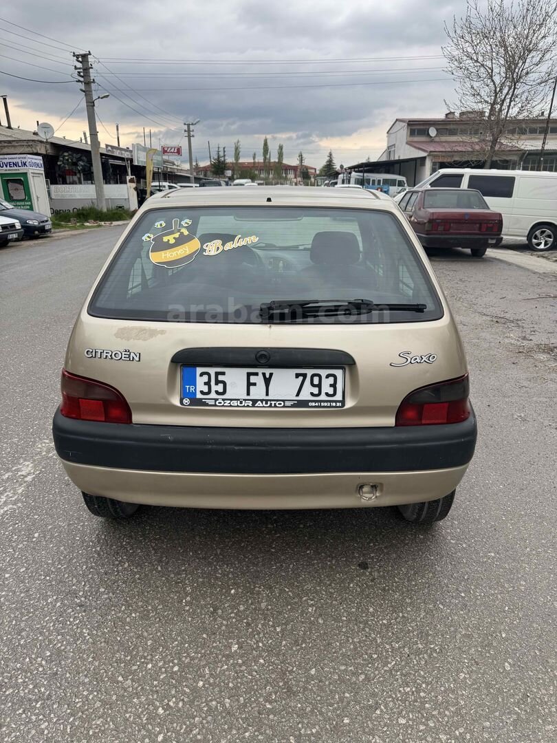 Galeriden Citroen Saxo 1.6 SX 1998 Model Afyonkarahisar 220.000 km Bej 4
