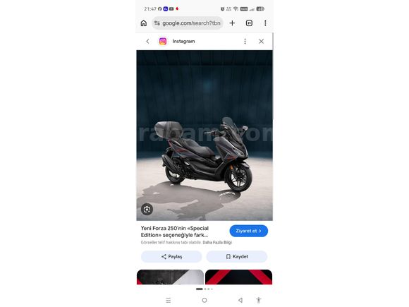 Sahibinden Honda Forza 250 SE