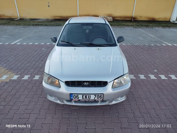 Sahibinden Klimalı Hyundai Accent 1.3 LX 2002 Model Ankara