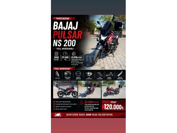 Sahibinden Bajaj Pulsar 200 NS ABS