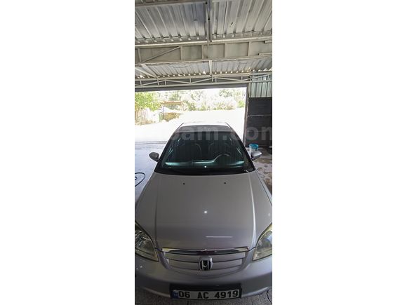Sahibinden Honda Civic 1.6i VTEC LS 2003 Model Gri (Gümüş)