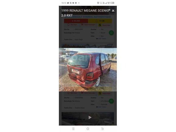 Sahibinden Renault Scenic 2.0 RXT 1999 Model 