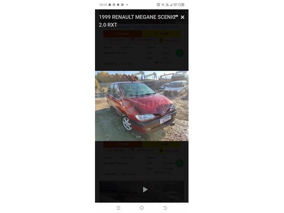 Sahibinden Renault Scenic 2.0 RXT 1999 Model 