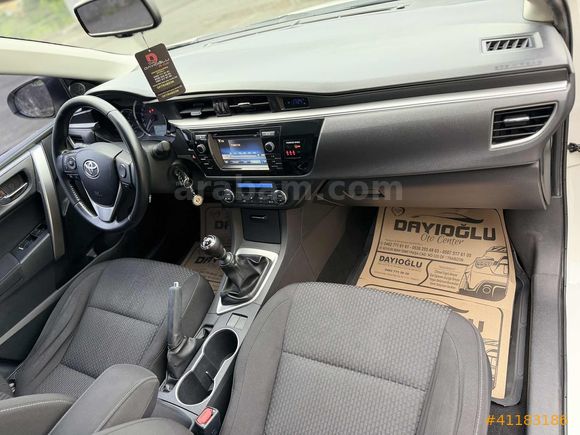 2015 COROLLA ADVANCE 1.6 MANUEL SERVİS BAKIMLI PIRIL PIRIL