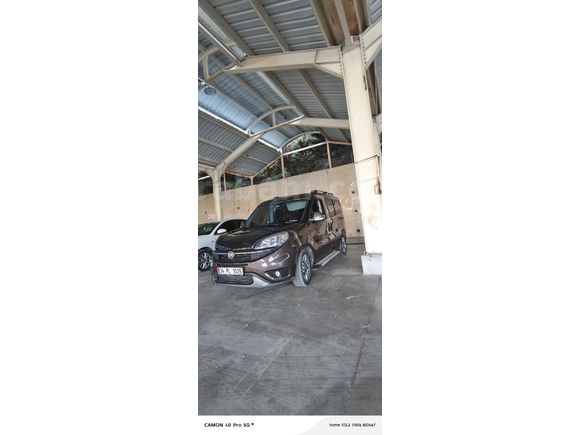 hatasız boyasız Fiat Doblo Combi 1.6 Multijet Trekking 2017 Model  140.000 km Kahverengi