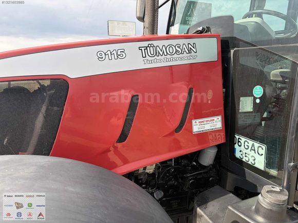 2016 TÜMOSAN 9115 TR'de TEK İLKEL 1800 SAAT SIFIR GİBİ TRAKTÖR