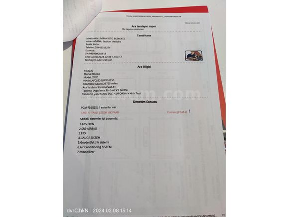 Sahibinden Honda Civic 1.6i VTEC Dream 2020 Model