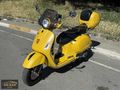 2018 ÇIKIŞLI VESPA GTS 300 SUPER SPORT MAT SARI ÇANTA ÖN CAM