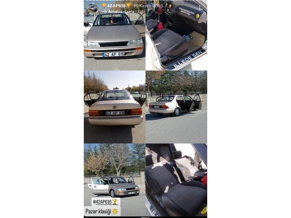 Sahibinden Toyota Corolla 1.6 GL 1993 Model