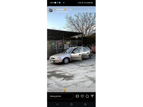 Sahibinden Toyota Corolla 1.6 GL 1993 Model