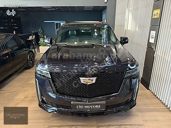 -CİO MOTORS-ESCALADE PLATINIUM 6.2 V8-BLACK SPORT-22J-AKG-AİR-