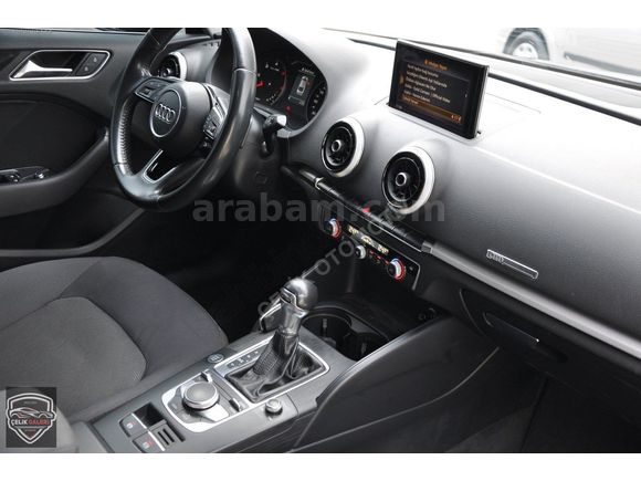2017 ORJİNAL AUDİ A3 1.6TDİ DYNAMİC F1-START-STOPLU KARTA TAKSİT