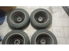 15" 4x100 SHOWLUK JANT + YAZLIK LASTİK | ÇATLAK KAYNAK YOK | TEMİZ TAKIM