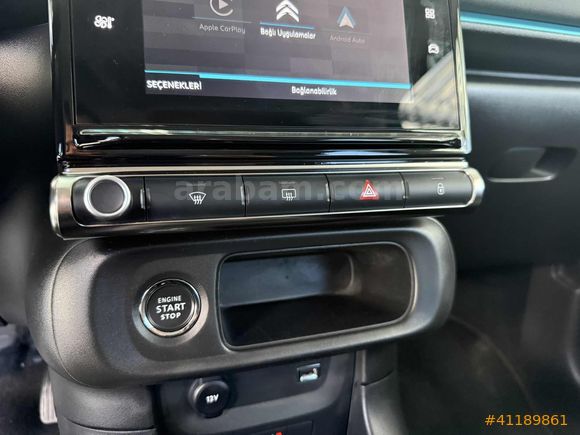 2021 CITROEN C3 -60 BİN KM-SHINE - K.ISITMA KÖR NOKTA - BOYASIZ