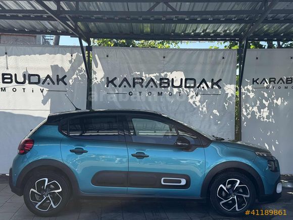 2021 CITROEN C3 -60 BİN KM-SHINE - K.ISITMA KÖR NOKTA - BOYASIZ