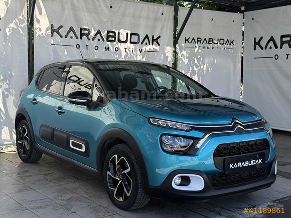 2021 CITROEN C3 -60 BİN KM-SHINE - K.ISITMA KÖR NOKTA - BOYASIZ