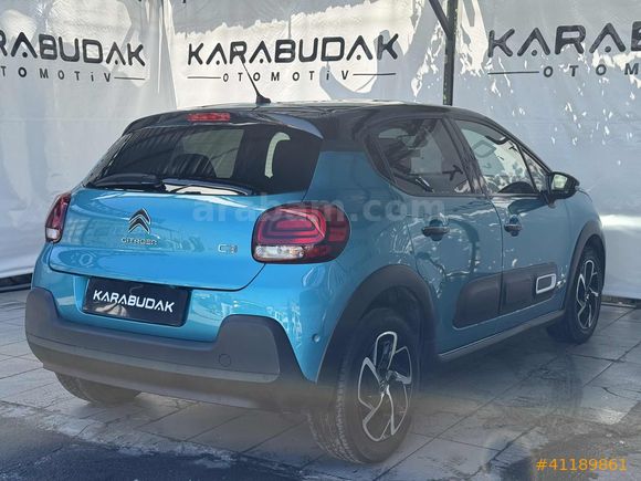 2021 CITROEN C3 -60 BİN KM-SHINE - K.ISITMA KÖR NOKTA - BOYASIZ