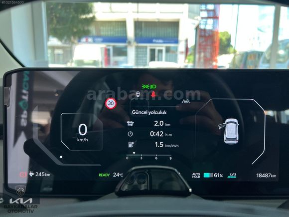 PEUGEOT BAYKARALAR 2024 EV3 ELEGANCE STANDART RANGE 204HP