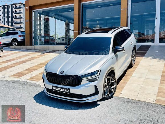 -MURAT KORKMAZ-2024 KODİAQ 1.5 SPORTLİNE CAM TAVAN 26KM BOYASIZ