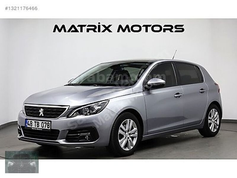Galeriden Peugeot 308 1.2 PureTech Style Tech 2021 Model İstanbul 27.000 km Gri