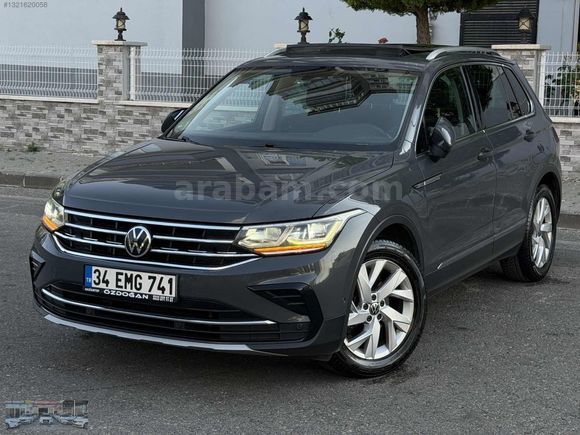 2021-ELEGANCE-CAM TAVAN-198 BİN KM-TIGUAN-HATASIZ-