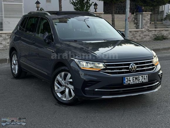 2021-ELEGANCE-CAM TAVAN-198 BİN KM-TIGUAN-HATASIZ-
