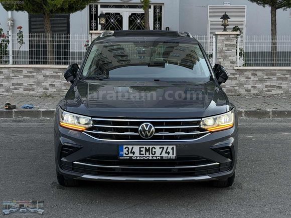 2021-ELEGANCE-CAM TAVAN-198 BİN KM-TIGUAN-HATASIZ-