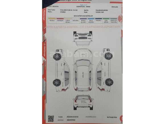 Memurdan Hyundai Tucson 1.6 CRDi Elite 2021 Model 