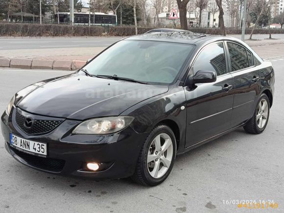 2006 MAZDA3 DYNAMİC FUL SEDAN 1.6 16V 105HP S.LPG SUNROOF SİYAH