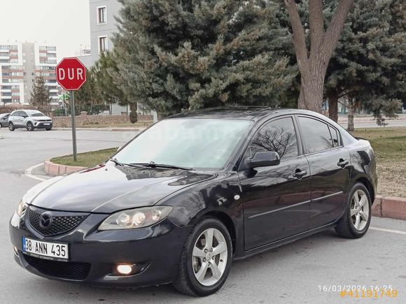 2006 MAZDA3 DYNAMİC FUL SEDAN 1.6 16V 105HP S.LPG SUNROOF SİYAH
