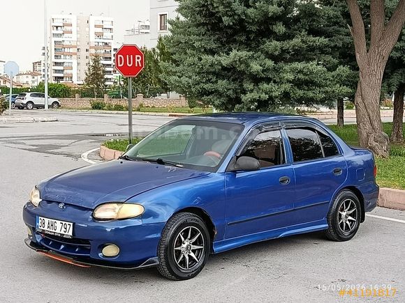 2000 MODEL HYUNDAİ ACCENT 1.3 LPG Lİ MAVİ MANUEL VİTES