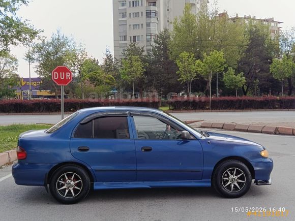 2000 MODEL HYUNDAİ ACCENT 1.3 LPG Lİ MAVİ MANUEL VİTES