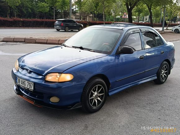 2000 MODEL HYUNDAİ ACCENT 1.3 LPG Lİ MAVİ MANUEL VİTES