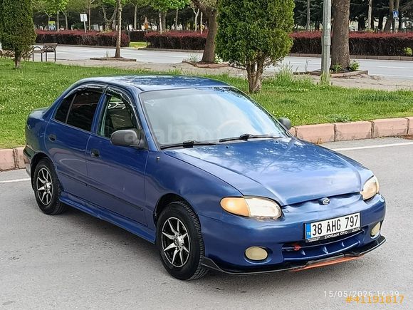 2000 MODEL HYUNDAİ ACCENT 1.3 LPG Lİ MAVİ MANUEL VİTES