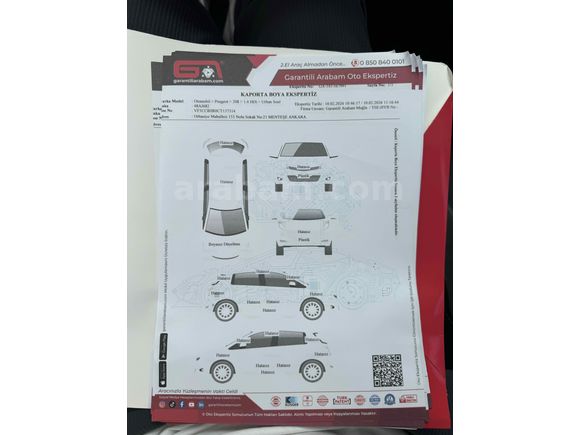 Sahibinden Peugeot 208 1.4 HDi Active 2012 Model 
