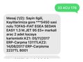 BARANLAR MOTORS DAN EGEA 1.3 MULTIJET EASY