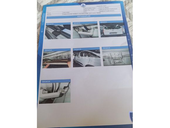 Sahibinden Ford Transit Custom 310  S Trend 2015 Model  155 km Beyaz