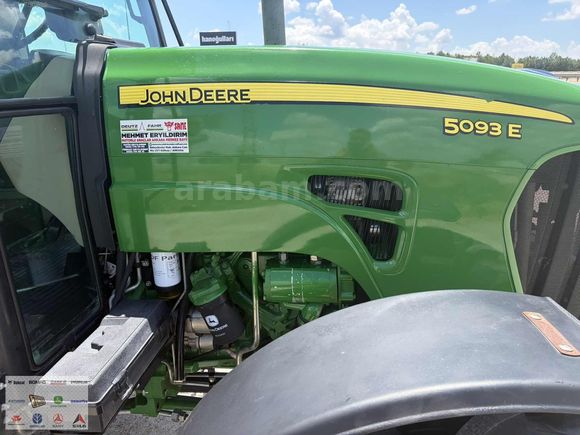 2017 JOHNDERE 5093E KAB.KLİMA ŞATIL 4 LASTİK YENİ ÇOK TEMİZ TRKT