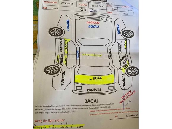 Sahibinden temiz c5 