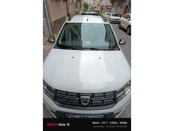 Sahibinden Dacia Sandero 1.5 dCi Stepway 2017 Model  230.600 km Beyaz