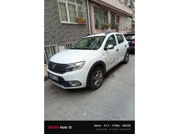 Sahibinden Dacia Sandero 1.5 dCi Stepway 2017 Model  230.600 km Beyaz