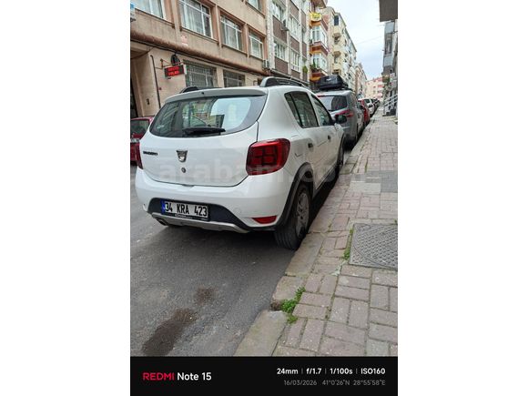 Sahibinden Dacia Sandero 1.5 dCi Stepway 2017 Model  230.600 km Beyaz