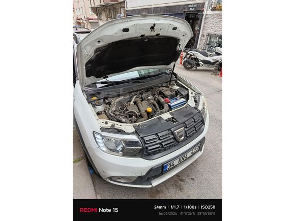 Sahibinden Dacia Sandero 1.5 dCi Stepway 2017 Model  230.600 km Beyaz