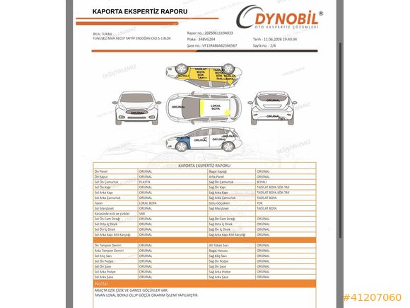 2018 MODEL 1.5 DİZEL 124.xx KM TEMİZ AİLE ARACI