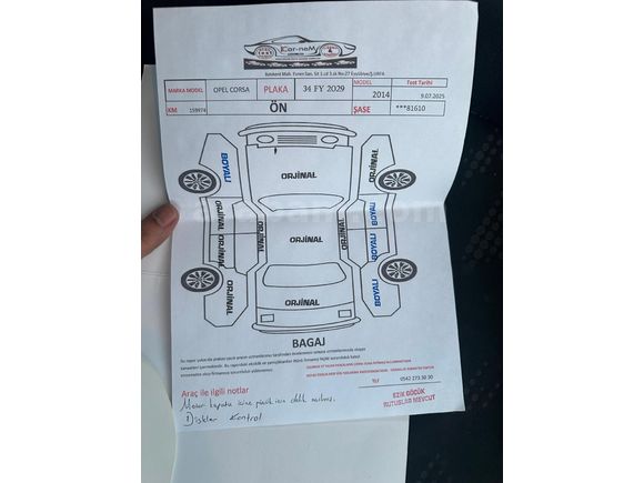 Sahibinden Opel Corsa 1.3 CDTI Essentia 2014 Model