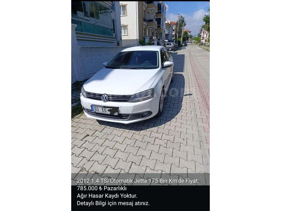 Sahibinden Volkswagen Jetta 1.4 TSi Comfortline 2012 Model