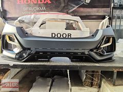 Honda Civic FK7 komple arka tampon 2017,2018,2019,2020,2021