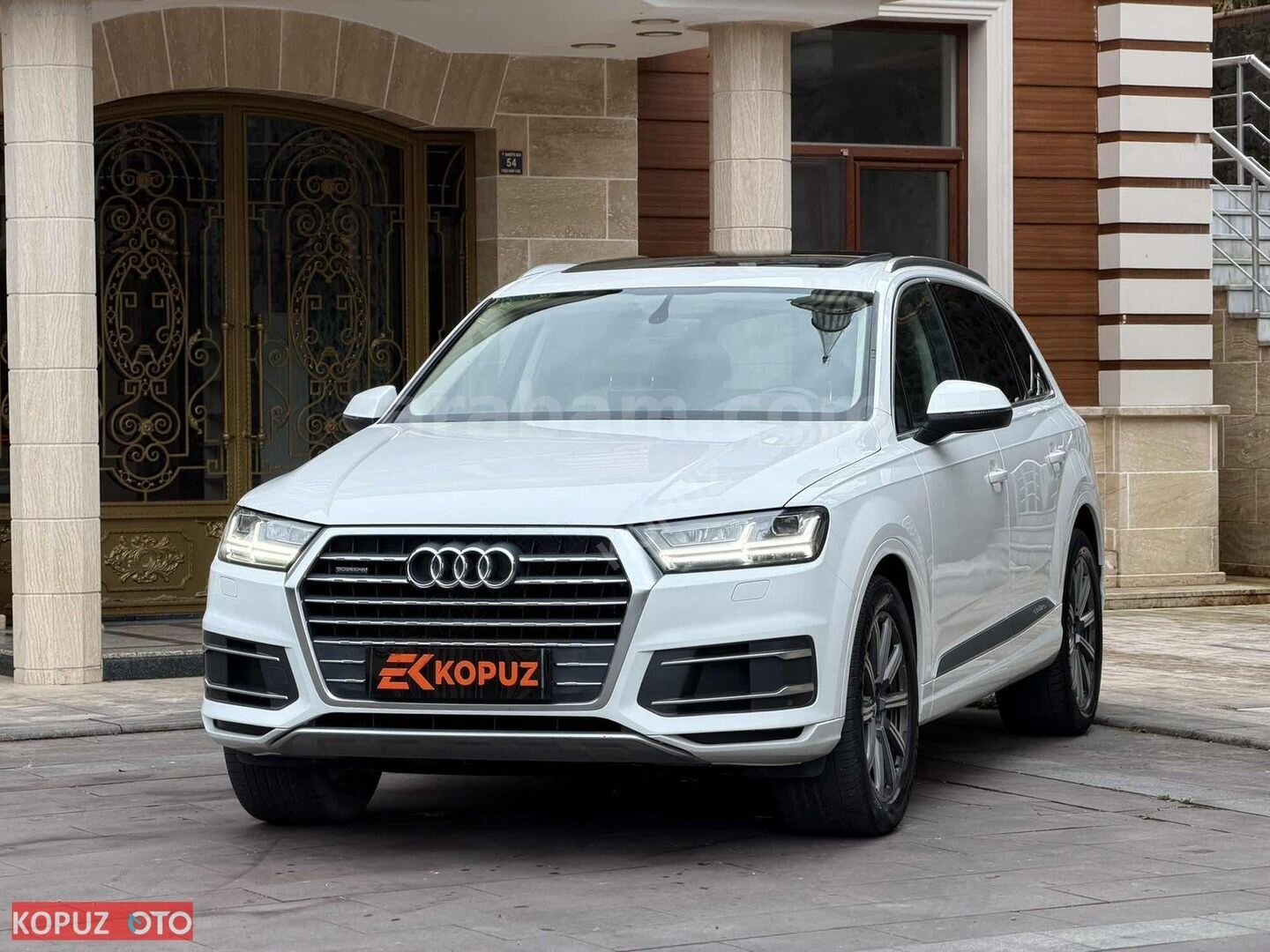 Galeriden Audi Q7 2.0 TFSI Quattro 2018 Model Rize 114.000 km Beyaz 6