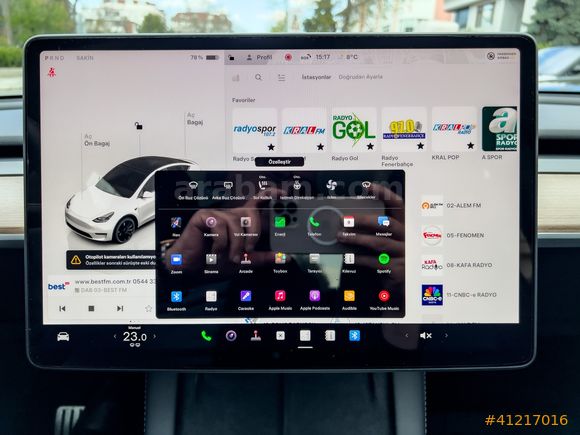 CENOVA MOTORS 2023 TESLA MODEL Y PERFORMANCE-OTOPİLOT-BOYASIZ