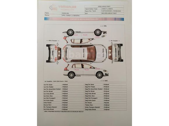 Sahibinden Opel Corsa 1.4 Twinport Active 2013 Model